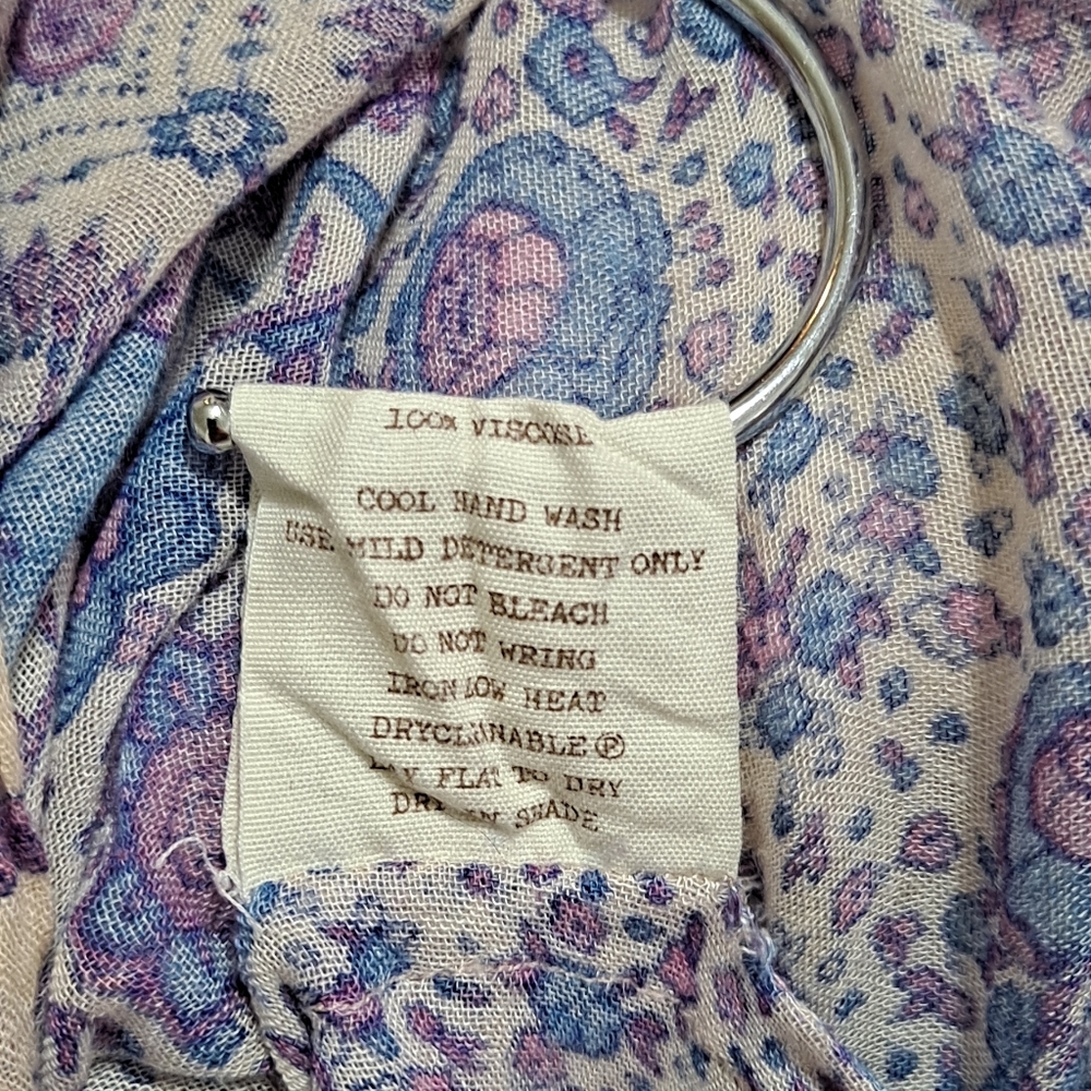 Vtg. Spell Boho Blossom Mini Dress - Picture 9 of 9